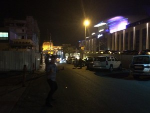 133 - Heading back to our hotel with a PIRATE ship attached! — in Al Bida`, Al 'Āşimah, Kuwait.