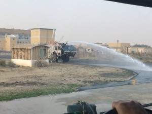 177 - And let the water fight commence! — in Al `Abdaliyah, Al 'Āşimah, Kuwait.