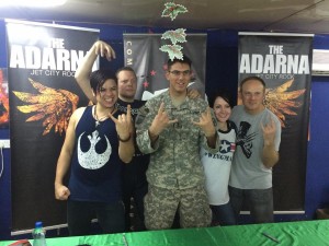 232 - The Adarna with Cal! Meet and greet in Camp Buehring, Kuwait!  Pictures and autographs