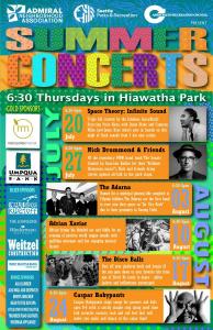 120 - Hiawatha Summer Concert Poster feat The Adarna